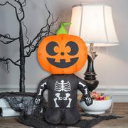 Inflatable Halloween Pumpkin Boy Decoration, 19.6in
