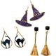 Witchy Halloween Earring Set, 6pc