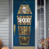Hanging Coffin with Animated Skull, 5ft - Halloween Decoration