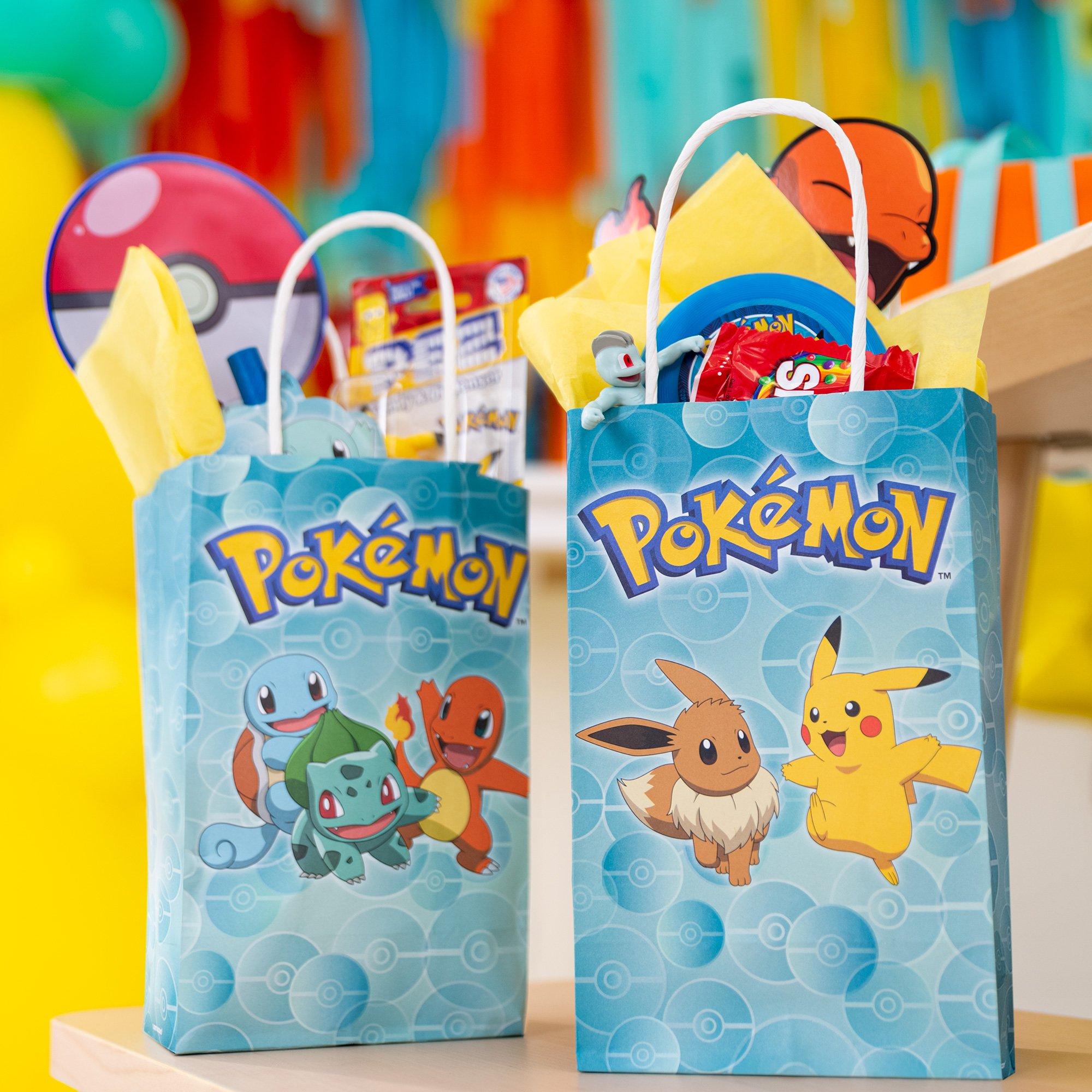 Pokemon party bag- pokemon gift bags-digital-printed-pokemon treat bag –  Personalize Our Party