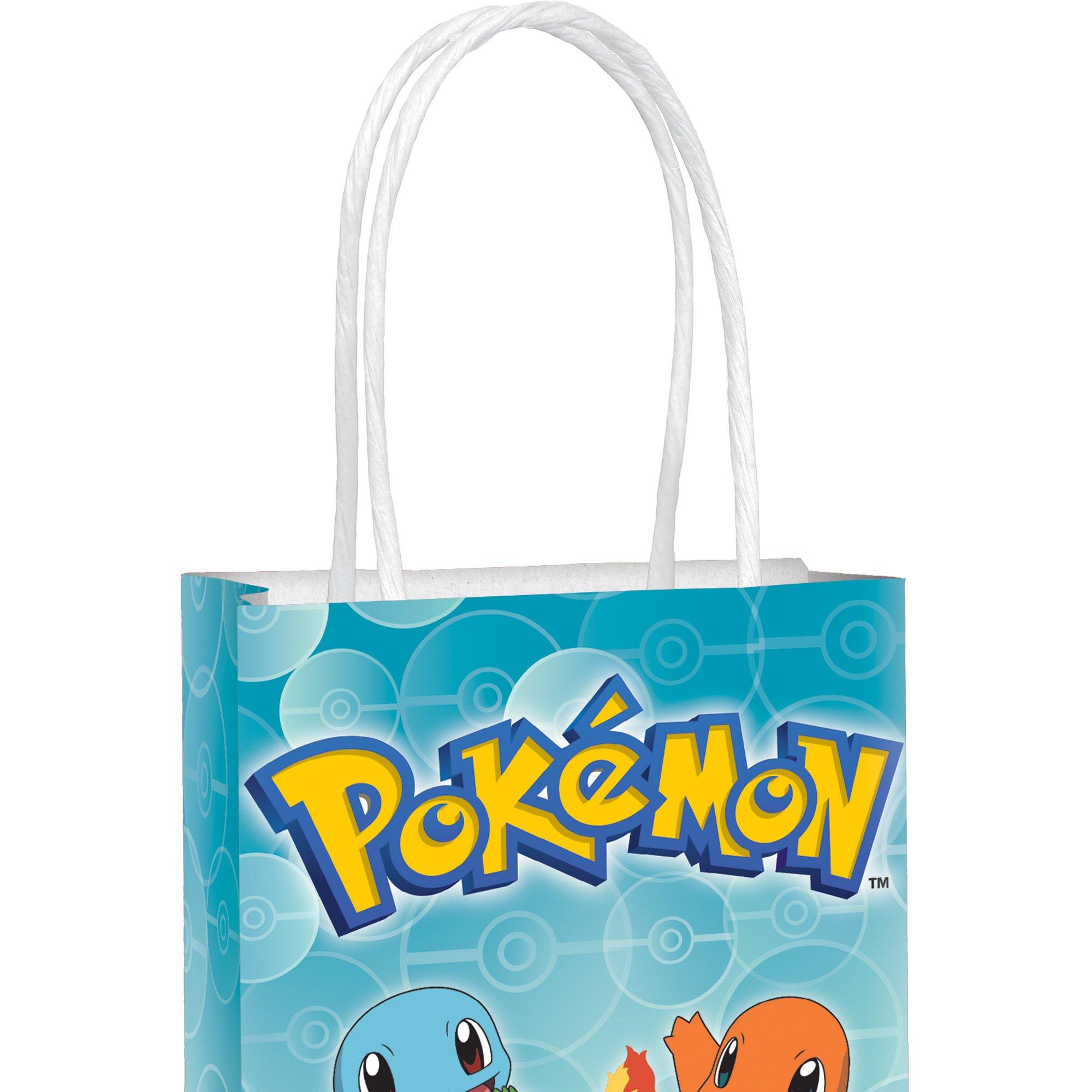 Personalized Pokémon Gift Bag Pokémon Birthday Party Goodie Bag
