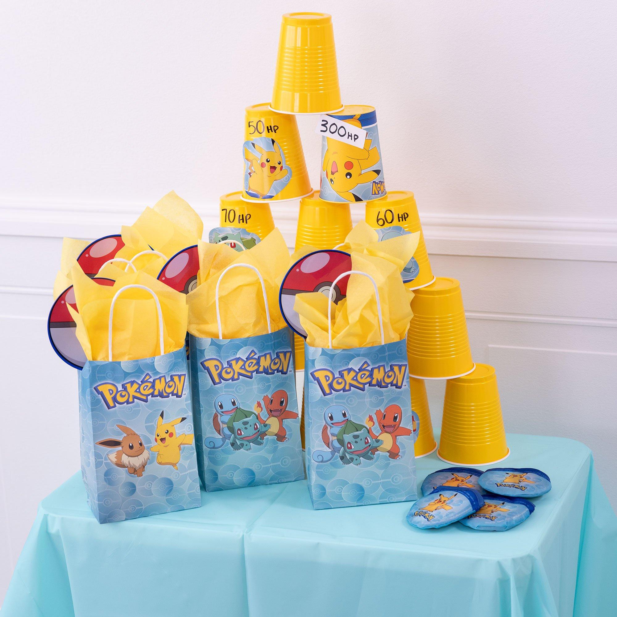 Pokémon Paper Favor Bags, 5.25in x 8.25in, 8ct