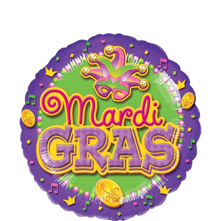 Mardi Gras Balloon - Mask, 17in