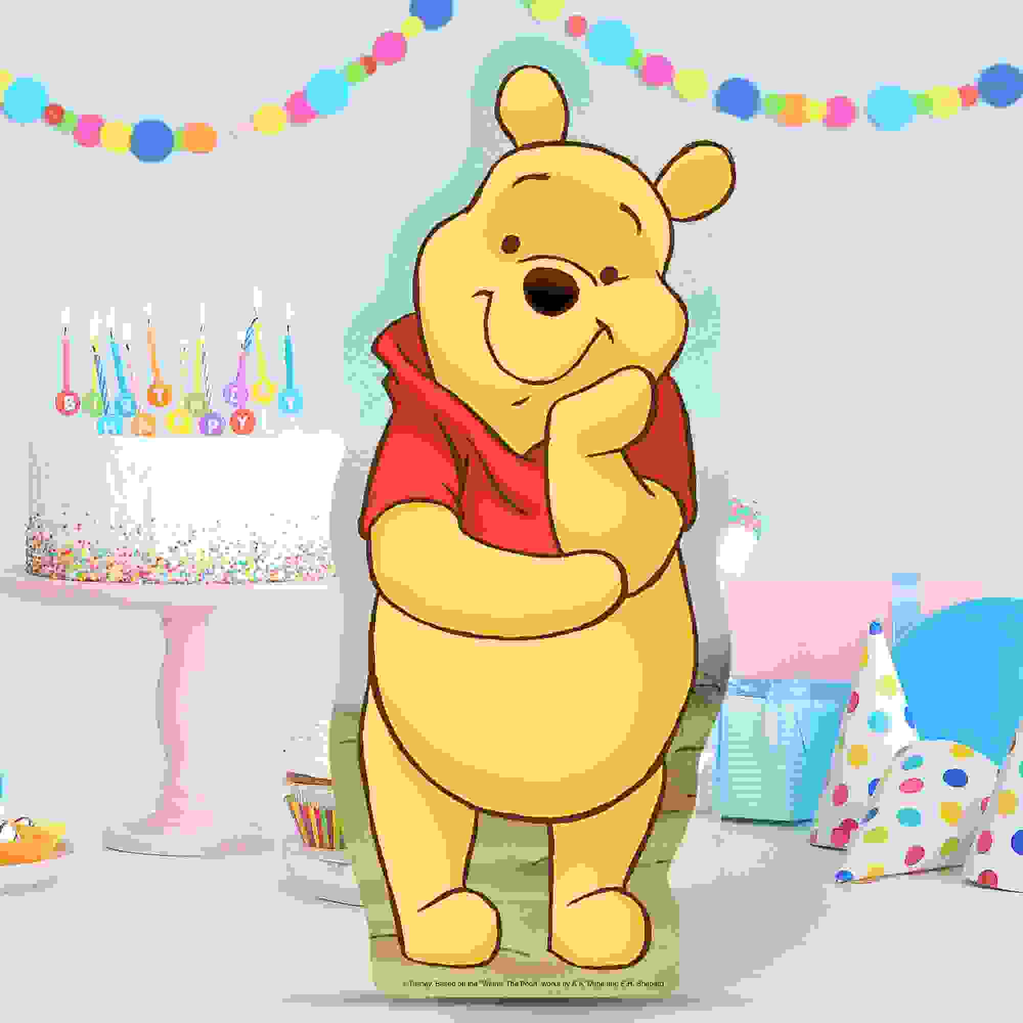 Pooh Centerpiece Cardboard Cutout, 18in - Disney Winnie the Pooh