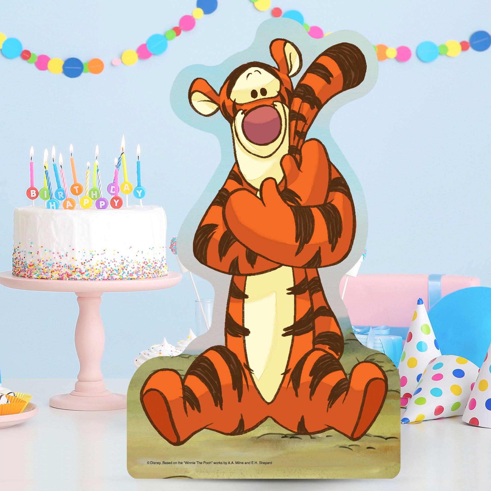 Tigger Centerpiece Cardboard Cutout, 18in Disney Winnie the Pooh