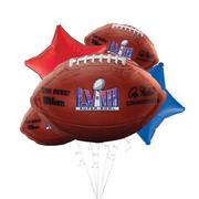 Super Bowl LVII Foil Balloon Bouquet, 5pc