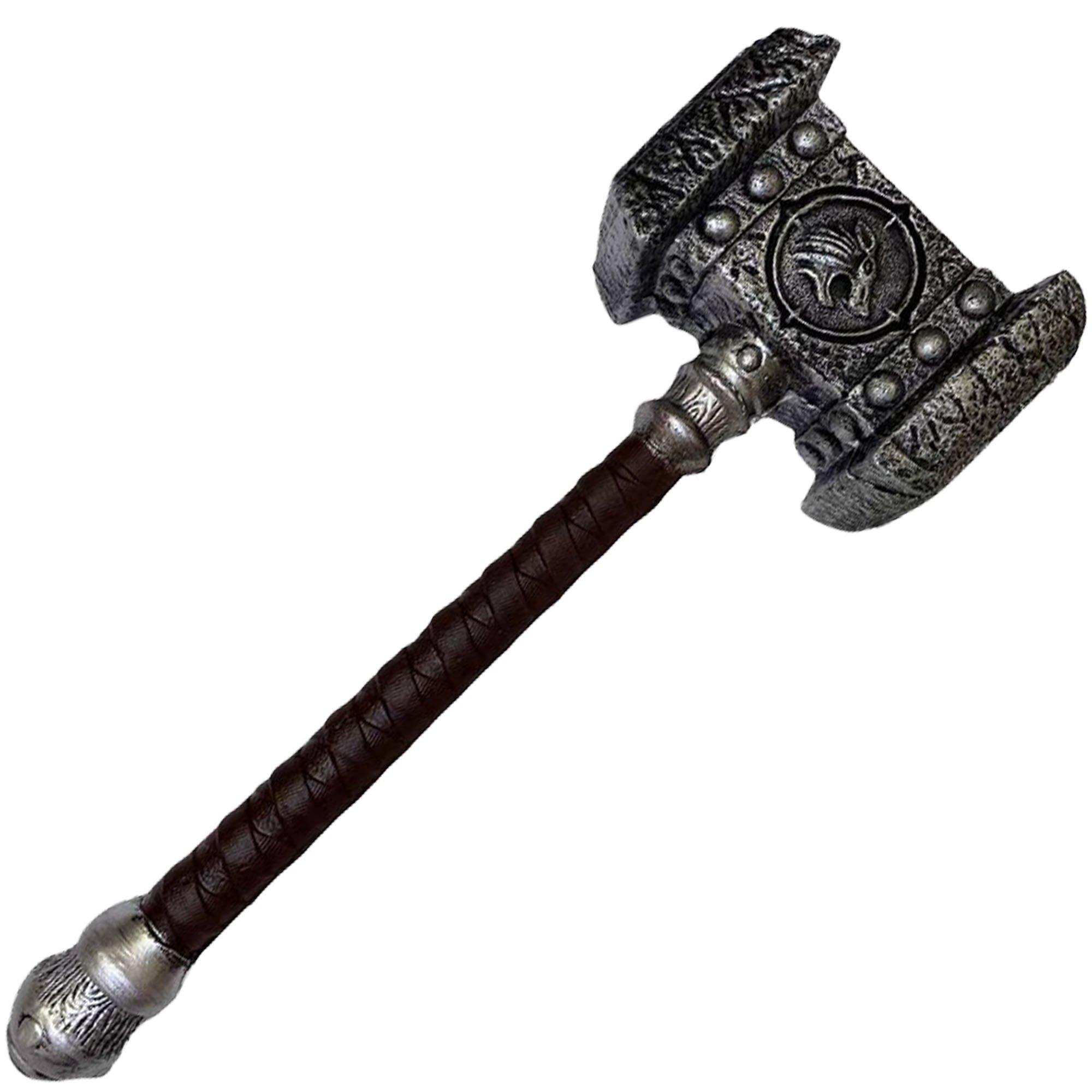 Orc Doomhammer Fantasy War Hammer, 21in - High-Density Foam Prop