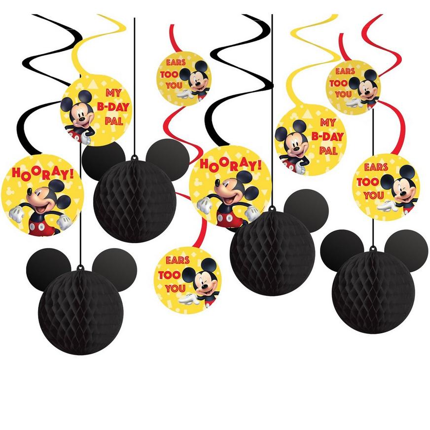 Mickey Mouse Forever Honeycomb Swirls, 12pc