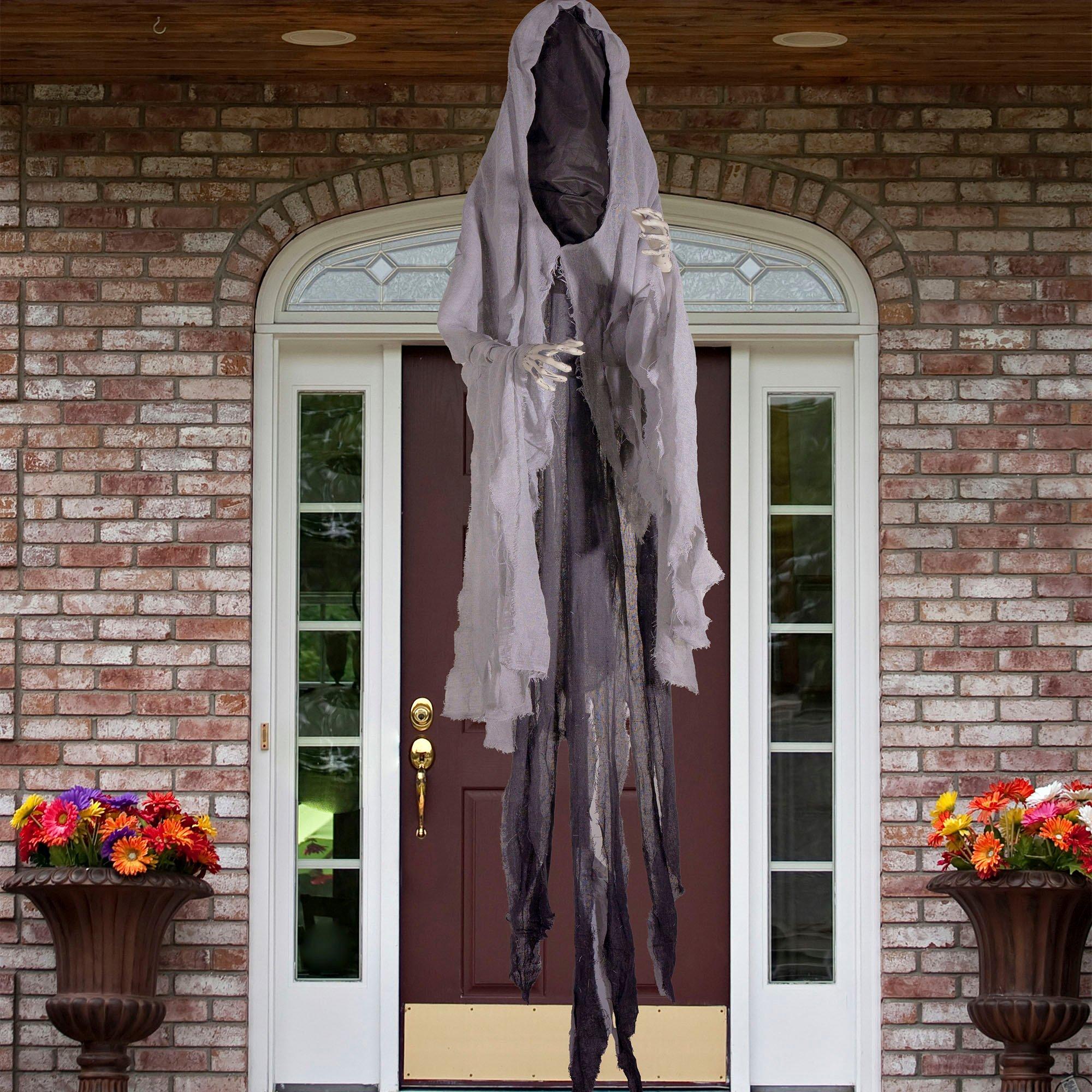Faceless Ghost Hanging Halloween Decoration, 9ft | Party City