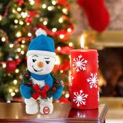 Animatronic Booty Shaking Snowman Christmas Decoration, 15in