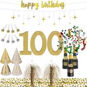 Golden Age 100th Birthday Table Decorating Kit