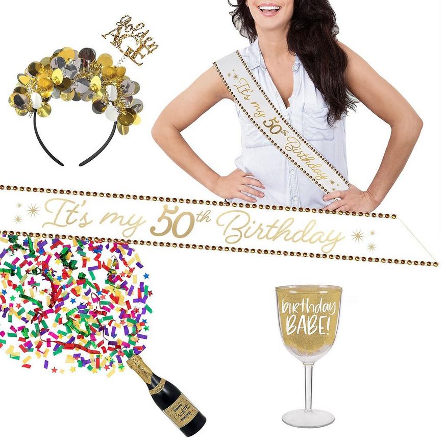 Golden Age 50th Birthday Accessory Kit