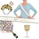 Golden Age 60th Birthday Accessory Kit