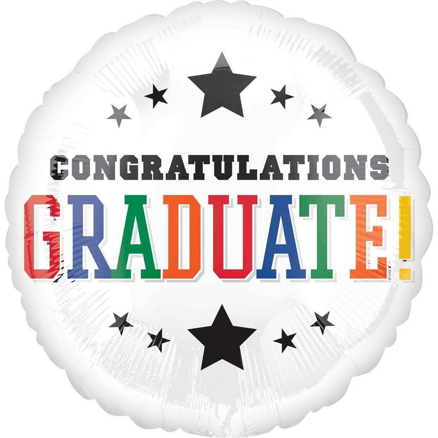 Congrats Grad Cap Balloon Bouquet, 9pc