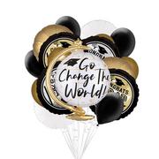 Change the World Grad Balloon Bouquet, 17pc