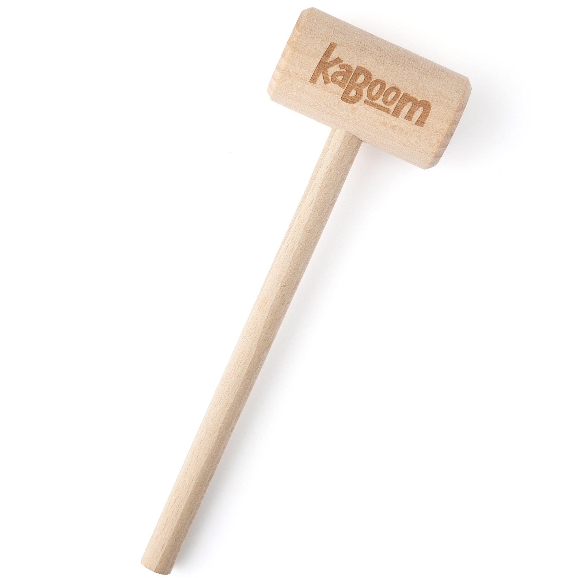 O'Creme Mini Wooden Mallet, Chocolate-Heart-Breaking Hammer to Open Chocolate Bombs or Hearts and Get The Treats Inside - 20 Pieces