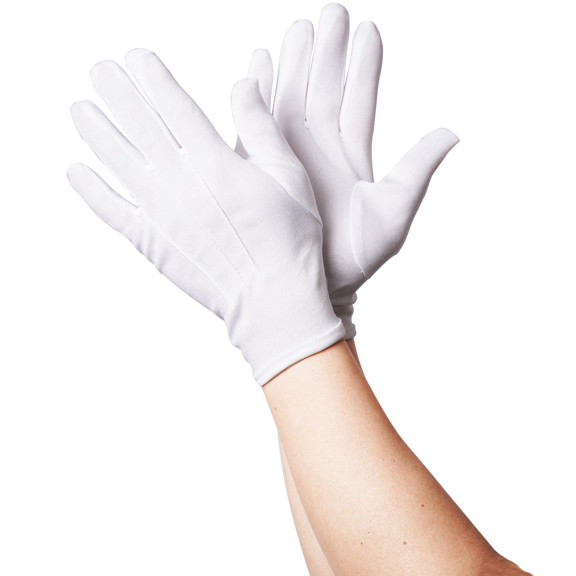 Adult White Gloves