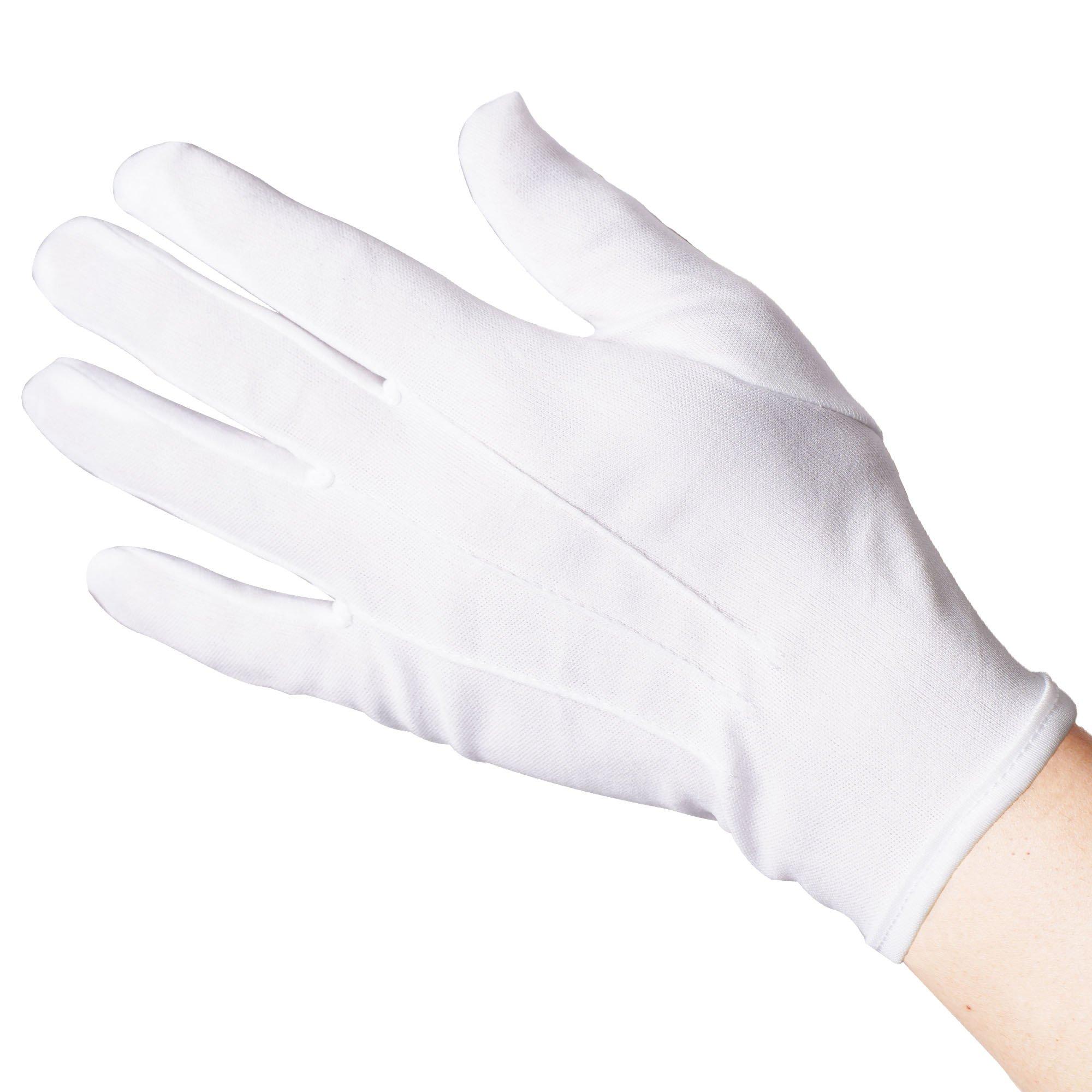 Adult White Gloves