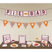 Thanksgiving Pie Buffet Table Cardstock Decorating Kit, 17pc