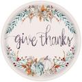 Give Thanks Thanksgiving Round Melamine Platter, 14in