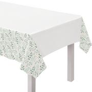 Simply Thankful Plastic Table Cover, 54in x 102in