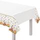 Painted Fall Foliage Plastic Table Cover, 54in x 102in