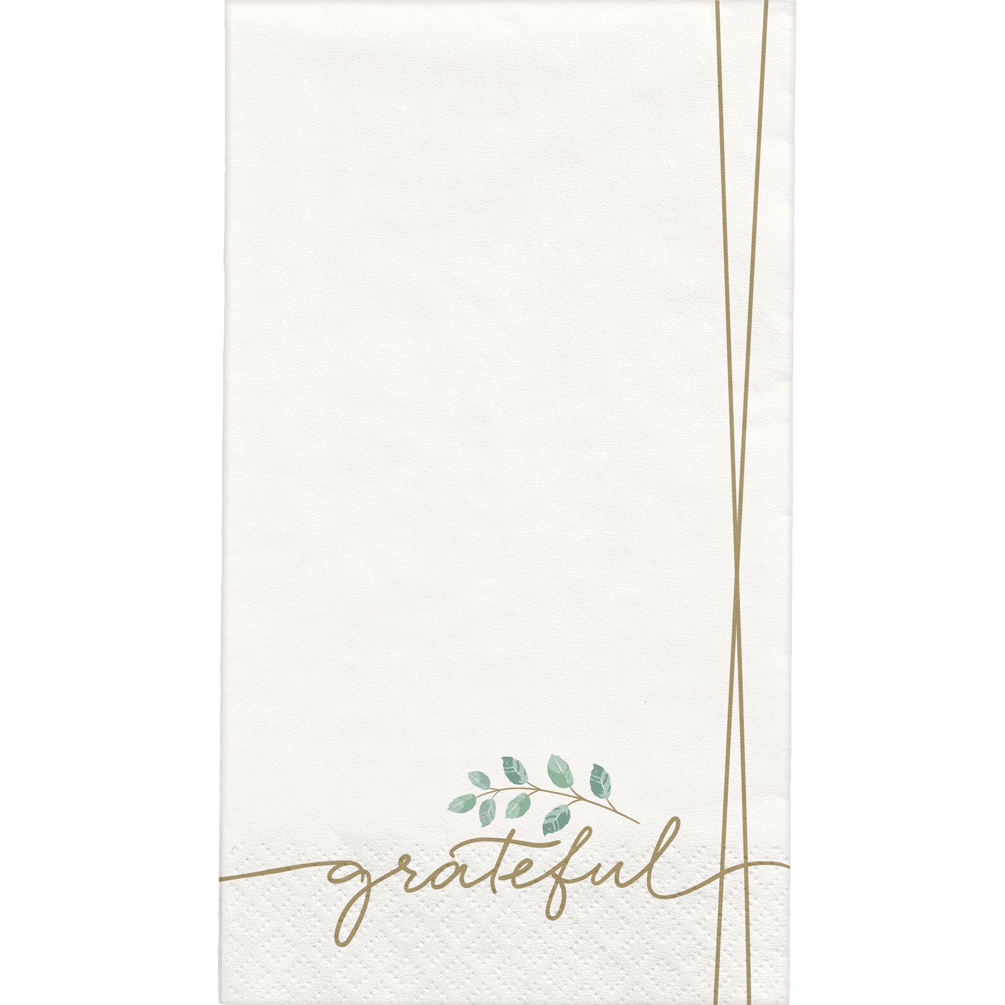 Simply Thankful Paper Guest Towels 4.5in x 7.7in 40ct Party City