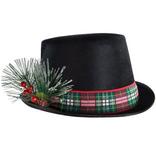 Christmas Snowman Top Hat
