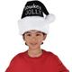 Funny Phrases Adjustable Velour Santa Hats for Kids & Adults