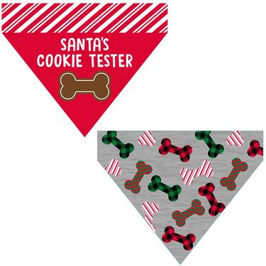 Dog Reversible Cookie Tester Bandana