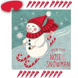 Pin the Nose on the Snowman Game