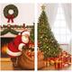 Santa Comes on Christmas Plastic Scene Setter, 2pc, 65in x 65in