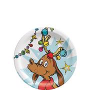 Grinch's Max Christmas Paper Dessert Plates, 7in, 8ct