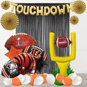 DIY Cincinnati Bengals Game Day Super Bowl Balloon Room Decorating Kit, 33pc