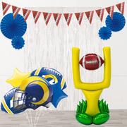 DIY Los Angeles Rams Balloon Backdrop Kit, 10pc