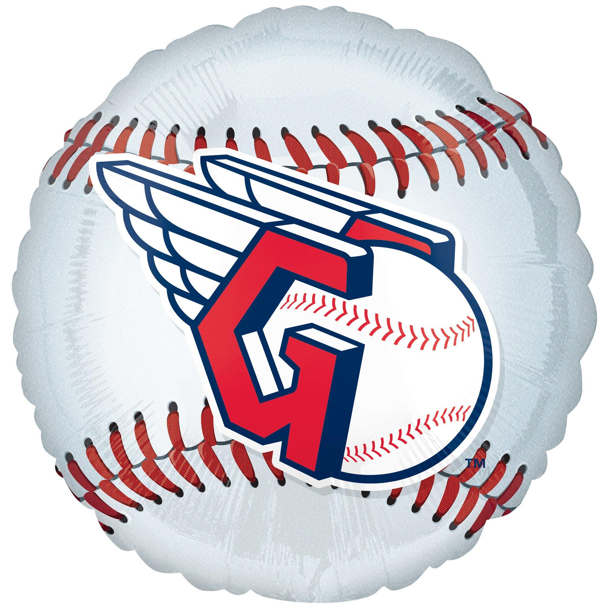 Uninflated Cleveland Guardians Baseball 17 Foil Balloon | Party City