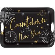 Countdown to the New Year Melamine Serving Tray, 19.5in x 14.5in