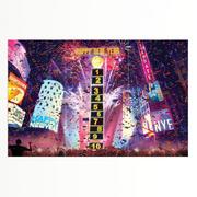 Times Square New Year's Eve Plastic Scene Setter, 8.3ft x 5.4ft