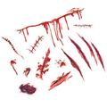 Bloody Cuts & Scrapes Temporary Tattoos, 14pc