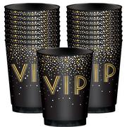 Metallic VIP Premium Plastic Tumblers, 10oz, 20ct - Awards Night
