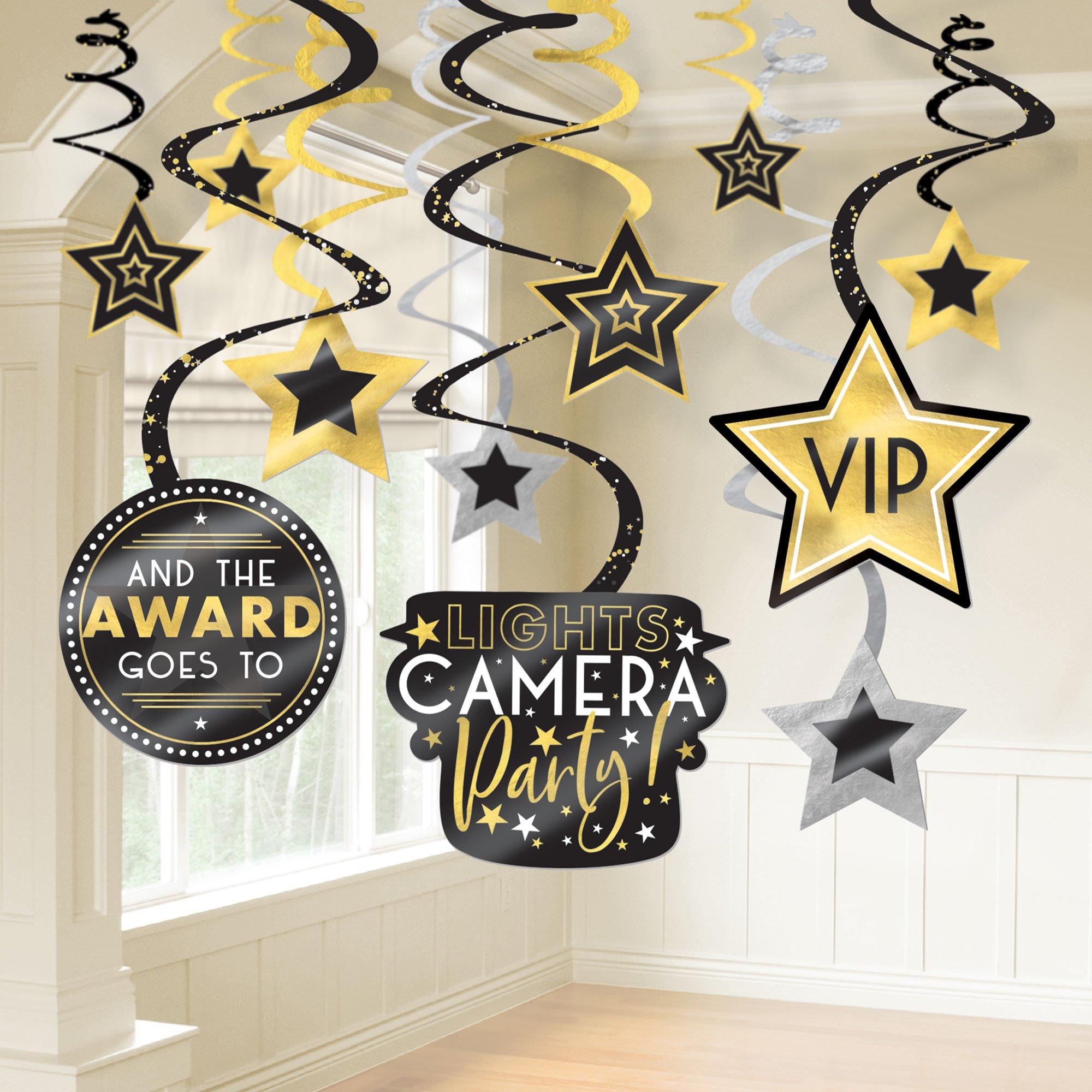 Movie Night Grand Décor Kit  Hollywood party theme, Hollywood theme party  decorations, Hollywood party