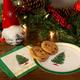 Joyful Christmas Tree Paper Dessert Plates, 7in, 8ct