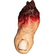 Bloody Severed Toe Latex Prop, 1.5in x 4in