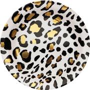 Leopard Print Basic Tableware Kit for 8 Guests