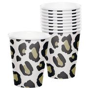 Leopard Print Tableware Kit for 8 Guests