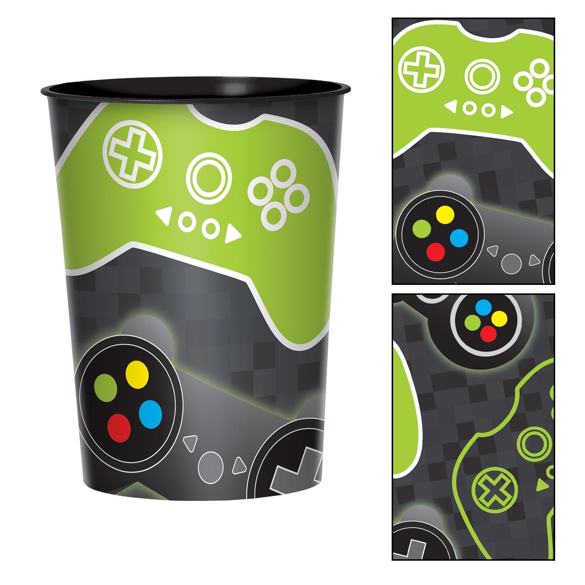 Level Up Plastic Favor Cup, 16oz