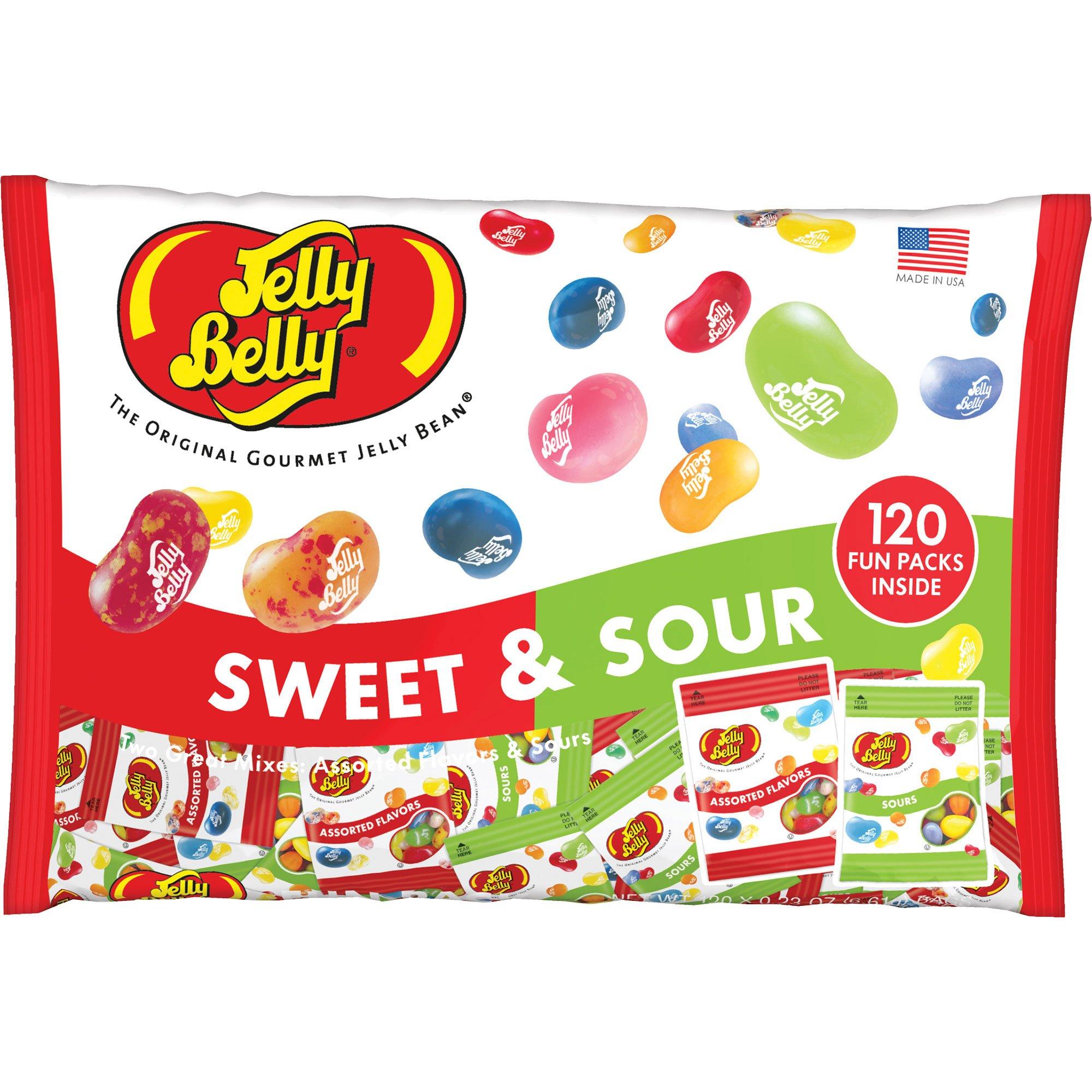 Jelly Belly Assorted Sour Gummies 7 Oz Bag (Pack of 2), 2 packs