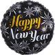 Prismatic Happy New Year Foil Balloon, 18in - New Year Pizzazz