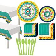 Colorful Pottery Tableware Kit for 16 Guests