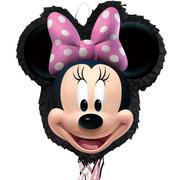 Pull String Minnie Mouse Pinata, 18.25in x 20in, 2lb